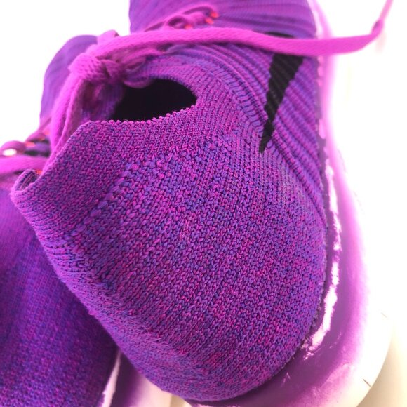 Nike Free RN Flyknit Running Shoes in Hyper Violet Sz. 7.5 - Picture 11 of 12